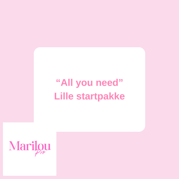 All you need - Voks Startpakke - Lille 