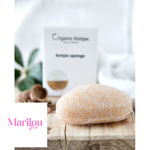 Organic Konjac - Walnut Shell - Ekstra Peelende 