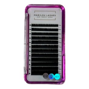 0.12 - D Kurve - Single Lashes  