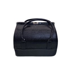 Sort Croco Beautybox