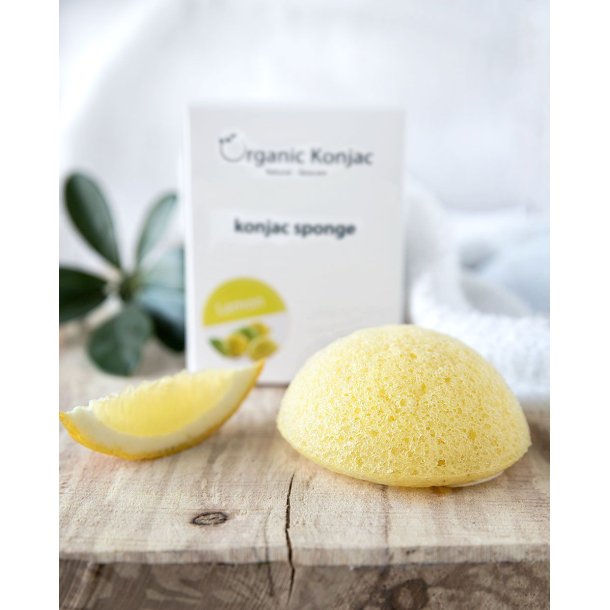 Organic Konjac - Lemon - Mod pigmentforandringer