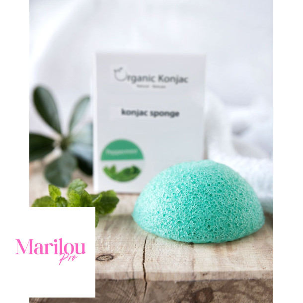 Organic Konjac - Pepermint - Fedtet hud